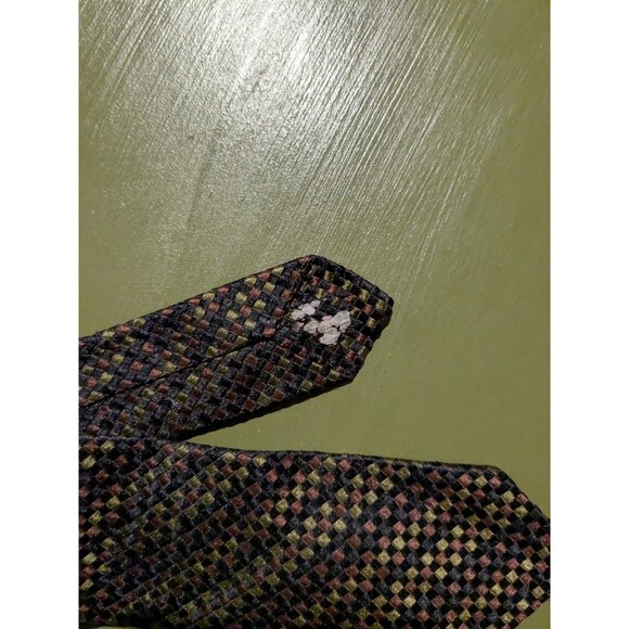 Vintage 1950s Beau Brummell Woven Thin Neck Tie - Picture 4 of 4